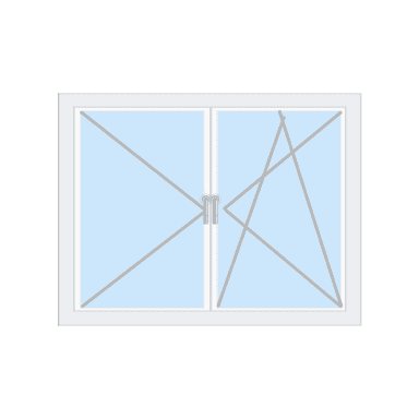 Dreh links Pfosten Drehkipp rechts Öffnungsart