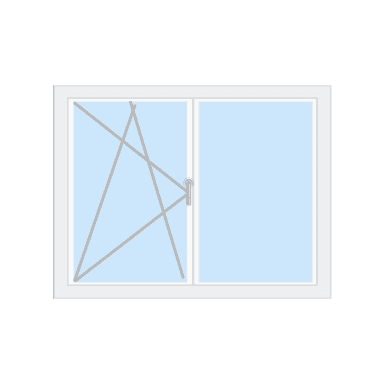 Drehkipp links Fest Öffnungsart