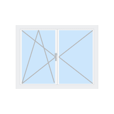 Drehkipp links Stulp Dreh rechts Öffnungsart