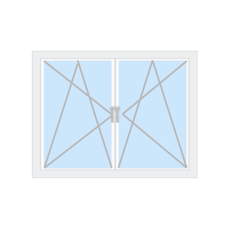 Drehkipp links Pfosten Drehkipp rechts Öffnungsart